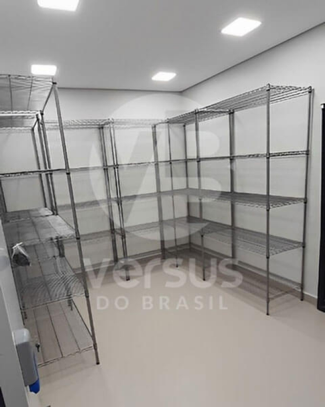 Prateleira de Aço para Depósito Caarapó - Prateleira de Inox para Depósito