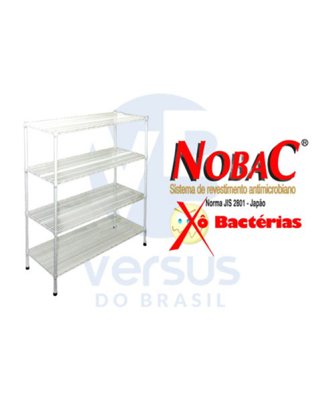 Prateleira de Inox para Câmara Fria Paranaíba - Prateleira de Ferro para Câmara Fria