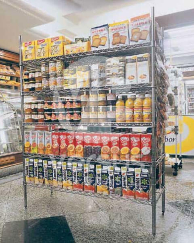 Prateleira de Inox para Depósito Água Boa - Prateleira de Ferro para Depósito