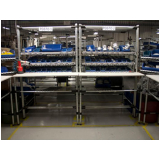 flow rack para indústria Alumínio